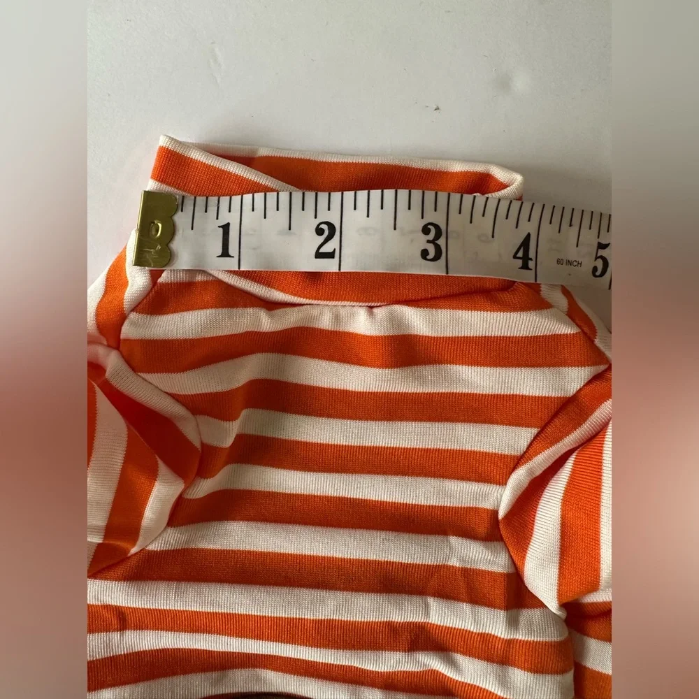 Orange and Brown Striped Pet Costume‎